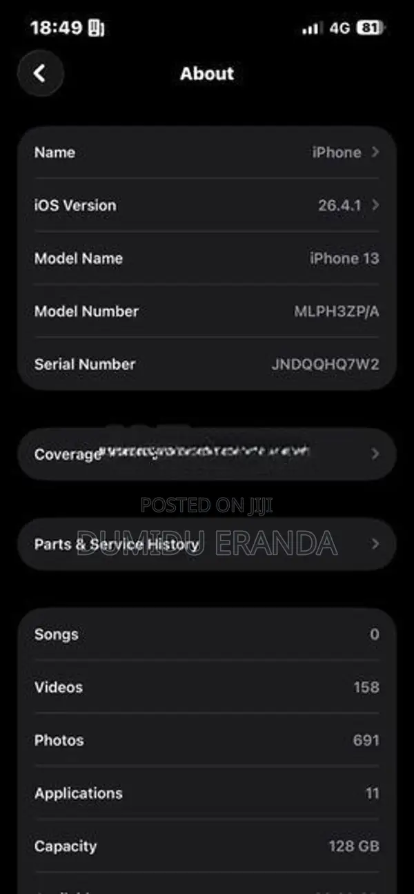 Apple iPhone 13 (Used)