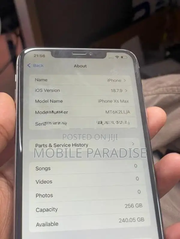 Apple iPhone XS Max 256 (Used)