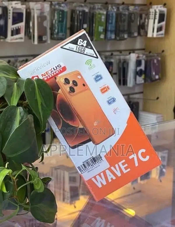 Black view Wave 7C (4GB + 64GB) (Brand New)