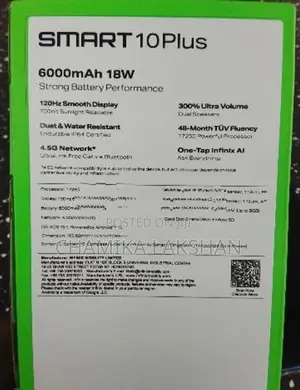 Infinix Smart 10 Plus (Used)