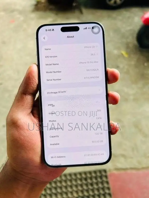 Apple iPhone 15 Pro Max 1TB (Used)