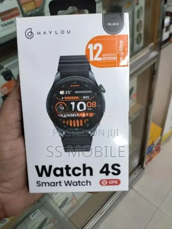Haylou Watch 4S – Premium AMOLED GPS 5ATM Waterproof Smartwatch