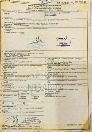 HINO P.RB 1998 Bus Unregistered (Recondition)