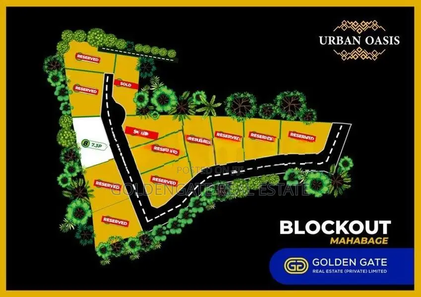 Land for Sale Near the Nigombo Rd in Mahabage