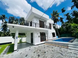 2 Storey House with Swimming Pool for Sale in Sapugaskanda