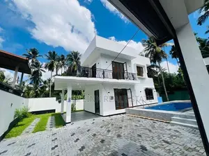 2 Storey House with Swimming Pool for Sale in Sapugaskanda