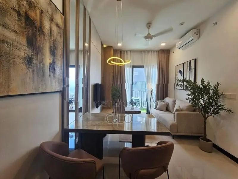 Trizen 2 Bedrooms Furnished Higher Floor Apartment Rent - Colombo