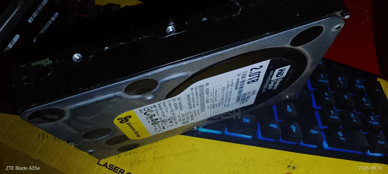 WD 2TB Hard Disk 3M Warranty