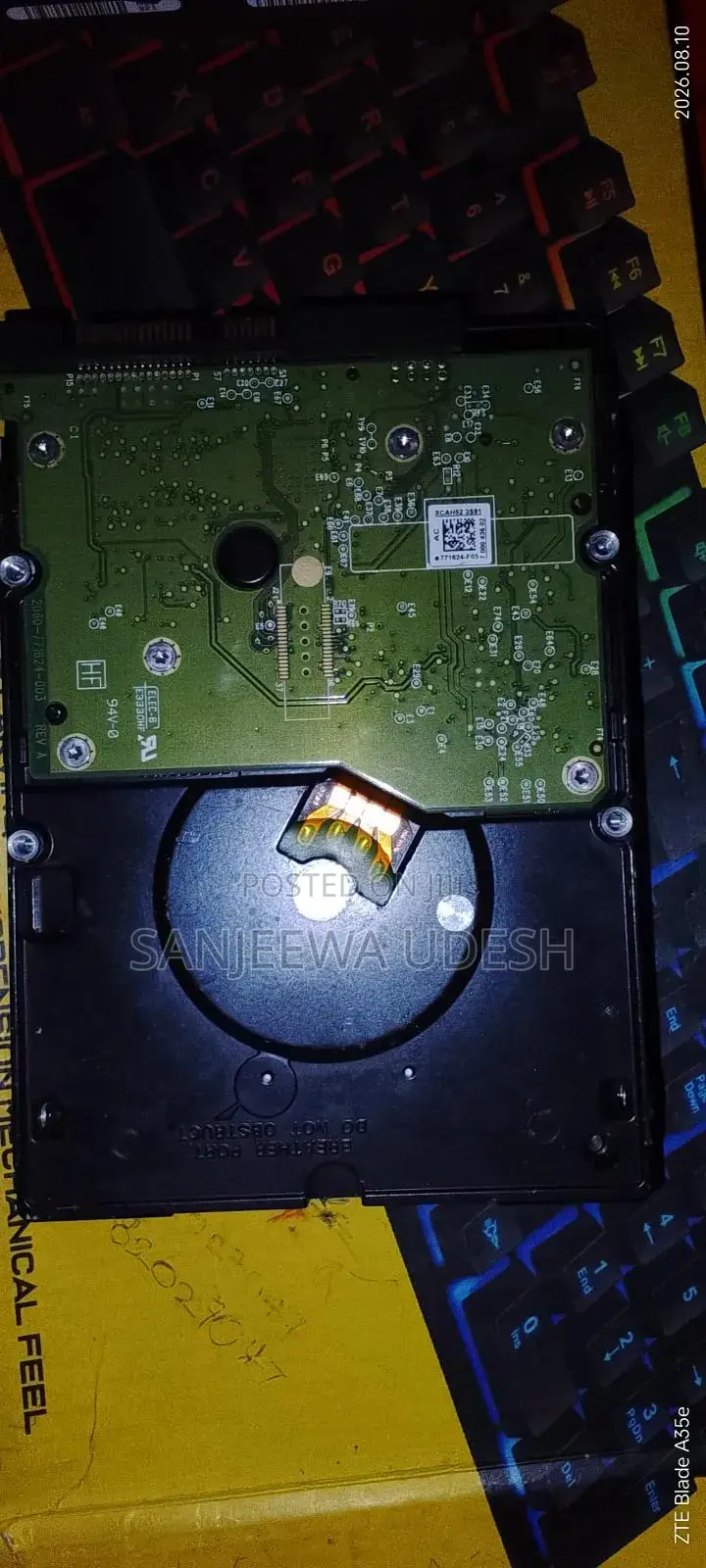 WD 2TB Hard Disk 3M Warranty