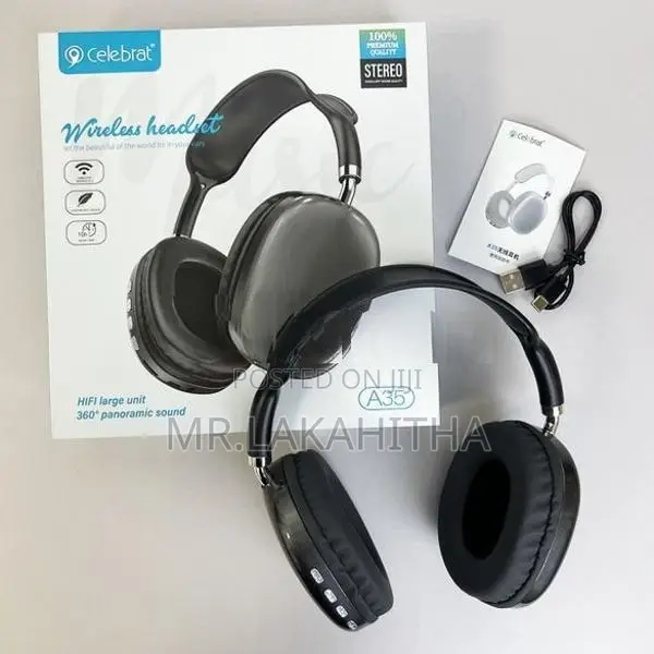 CELEBRAT A35 WIRELESS BLUETOOTH HEADPHONE | BRAND NEW