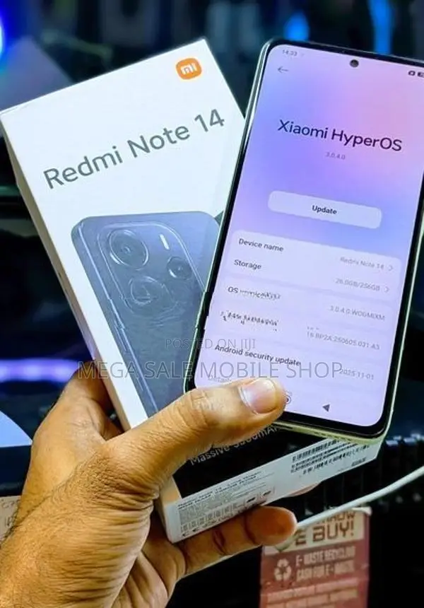Xiaomi Redmi Note 14 256GB (Used)