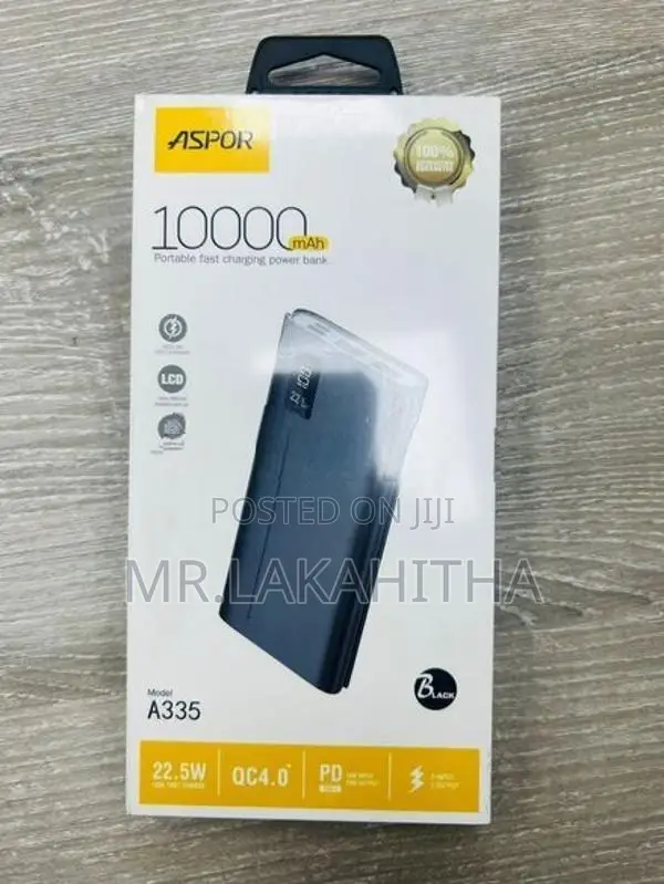 10000mAh POWERBANK ASPOR A335