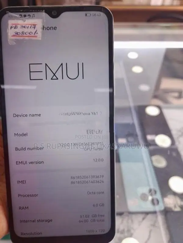 Huawei Nova Y61 (Used)