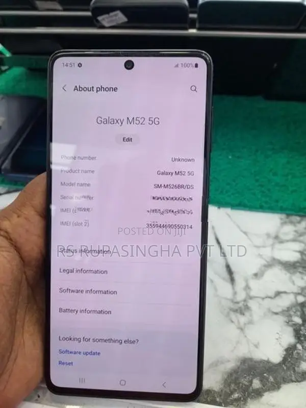 Samsung Galaxy M52 (Used)