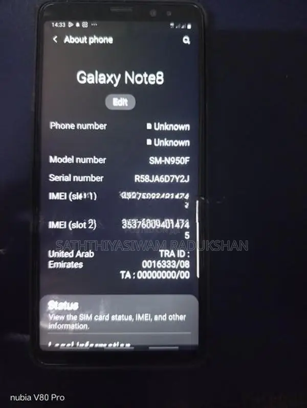 Samsung Galaxy Note 8 (Used)