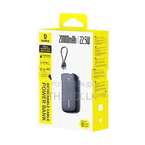 Baseus 20000 mAh 22.5 W EnerFill FC21 “QPow 3 Ultra” Power Bank
