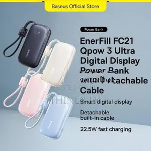 Baseus 20000 mAh 22.5 W EnerFill FC21 “QPow 3 Ultra” Power Bank