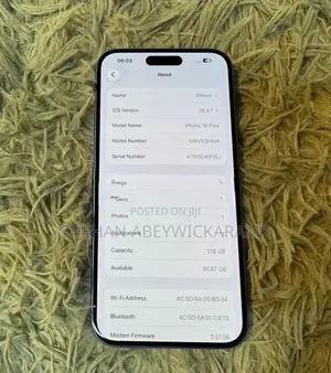 Apple iPhone 16 Plus 128GB (Used)
