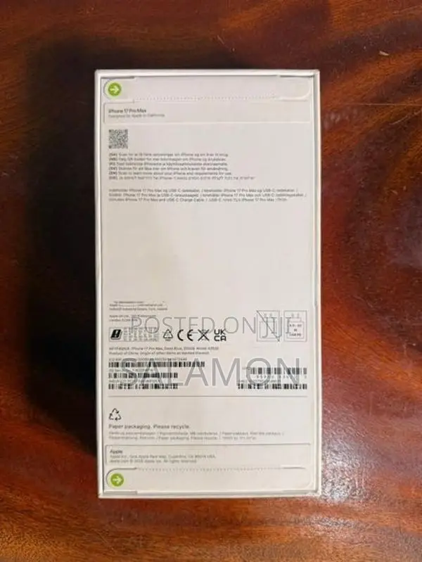 Apple iPhone 17 Pro Max Brand New Selad pack (Brand New)
