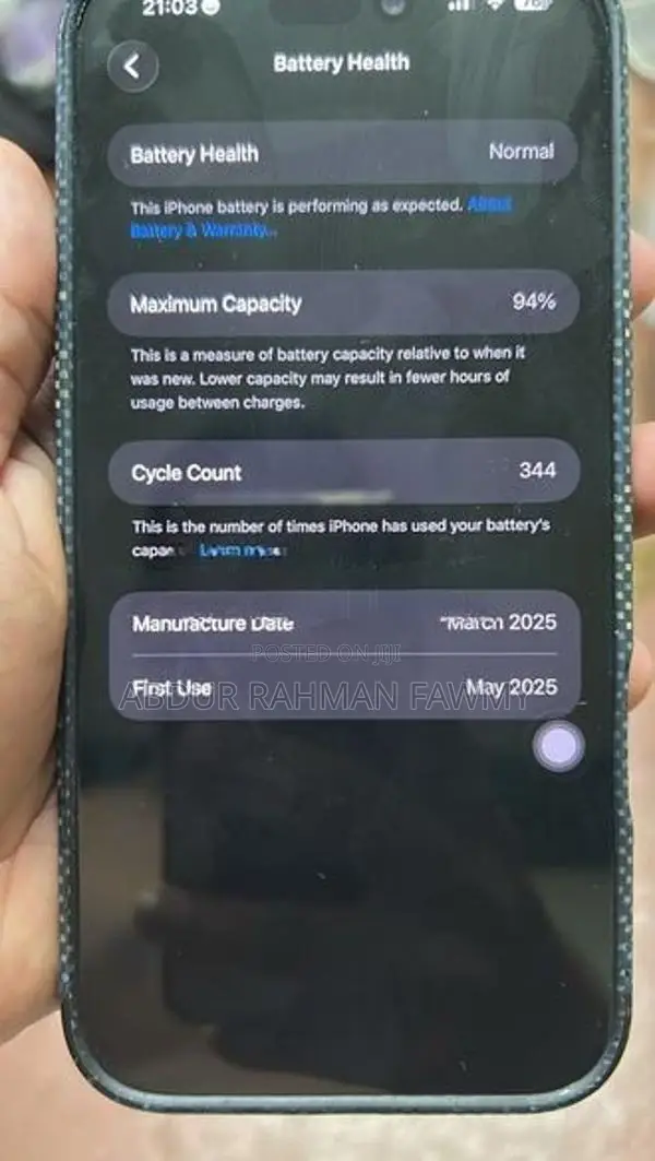 Apple iPhone 16 Pro Max 2025 (Used)
