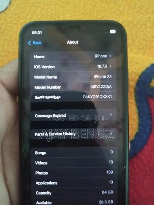 Apple iPhone XR Black (Used)