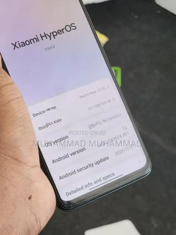 Xiaomi redmi note 12 5g (Used)
