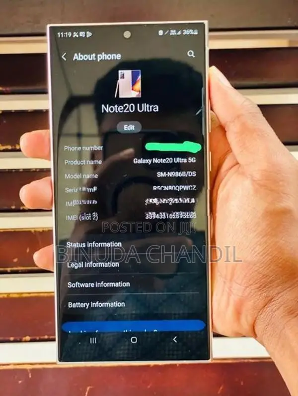 Samsung Galaxy Note 20 Ultra (Used)