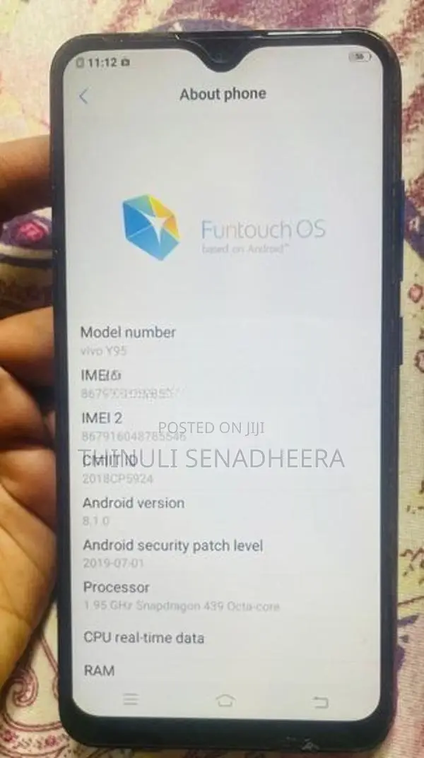 Vivo Y95 (Used)