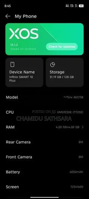 Infinix Smart 10 Plus (Used)