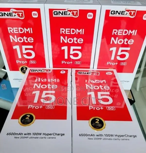 Xiaomi Redmi Note 15 Pro+ 5G 512GB/256GB 200MP (Brand New)