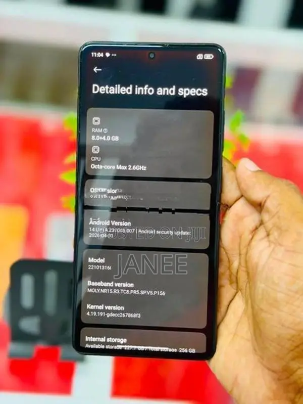 Xiaomi note12pro5G 8-256 (Used)