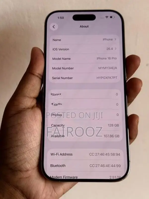 Apple iPhone 16 Pro (Used)