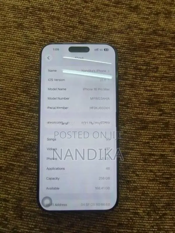 Apple iPhone 16 Pro Max 256GB (Used)