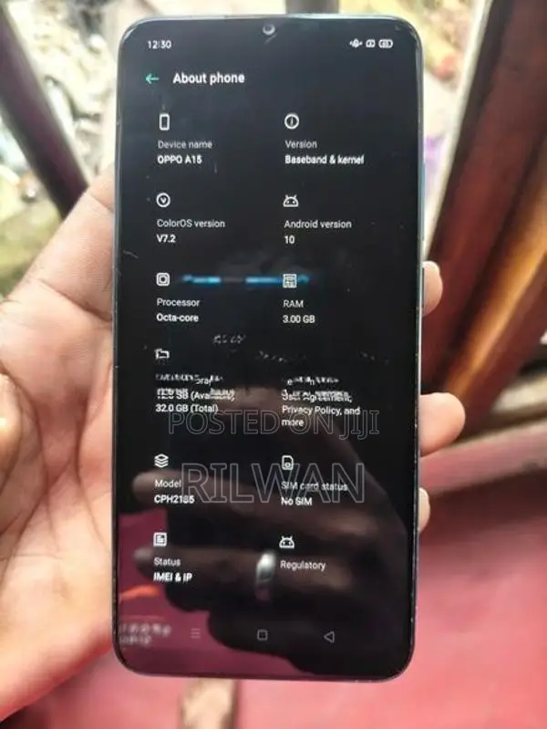 Oppo A15 32gb 3gb (Used)