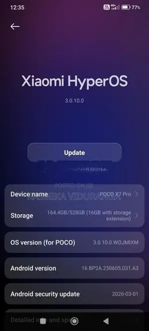 Xiaomi Poco X7 Pro (Used)