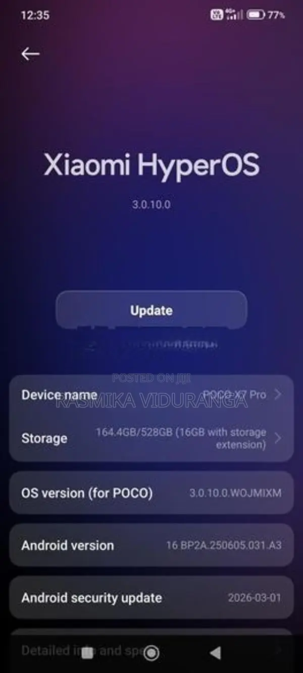 Xiaomi Poco X7 Pro (Used)