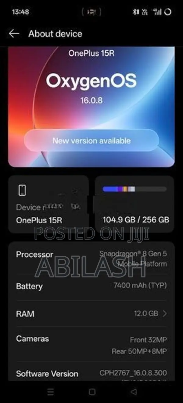 OnePlus 15R (Used)