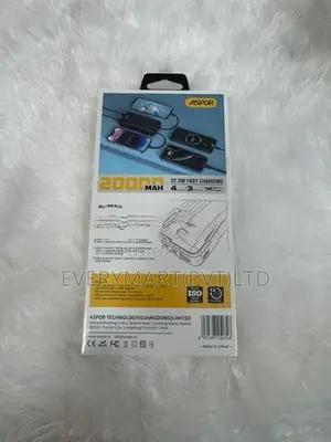 ASPOR 20000Mah Power Bank(A316)