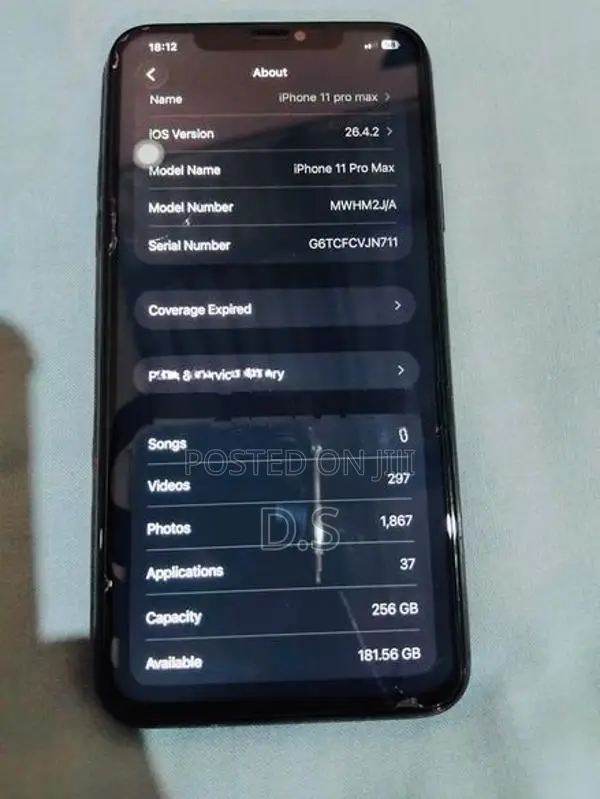 Apple iPhone 11 Pro Max (Used)