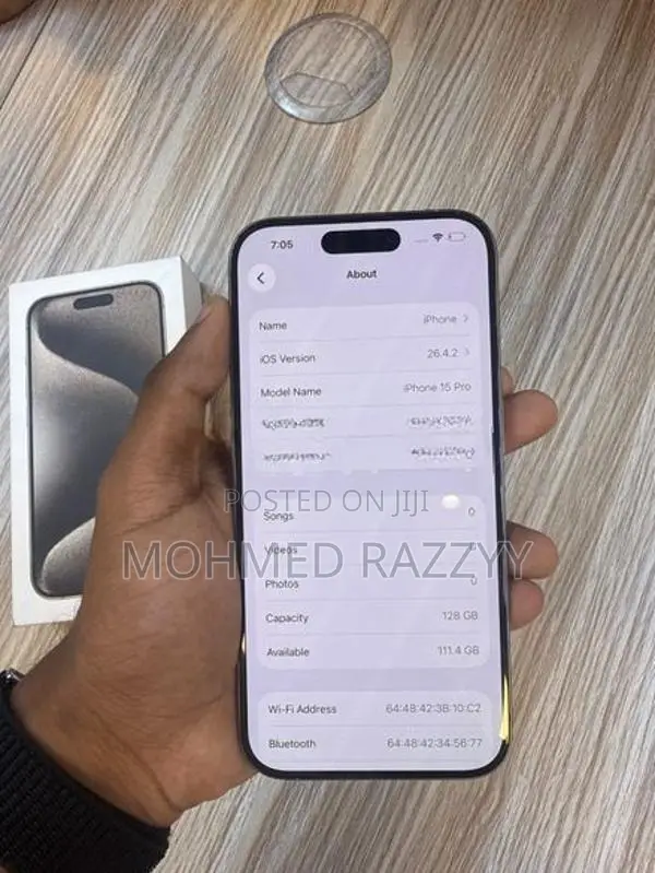 Apple iPhone 15 Pro 128GB (Used)