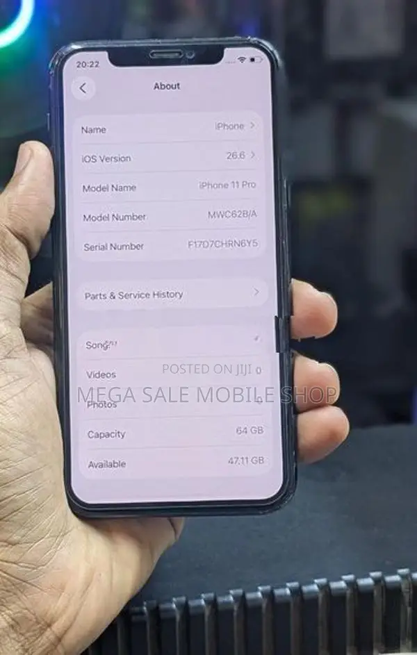 Apple iPhone 11 Pro 64GB storage (Used)