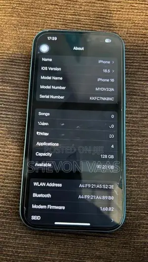 Apple iPhone 16 (Used)