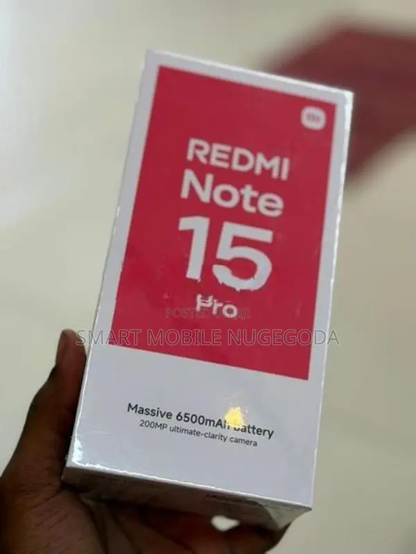 Xiaomi Redmi Note 15 Pro 8GB/256GB (Brand New)