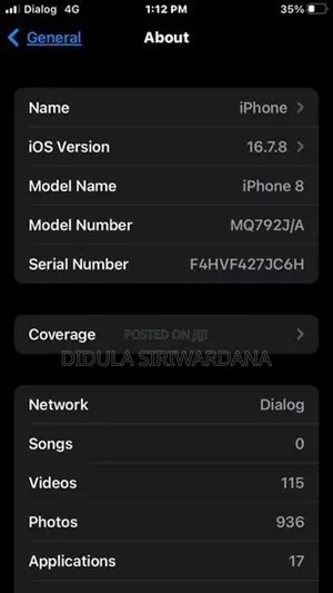 Apple iPhone 8 (Used)