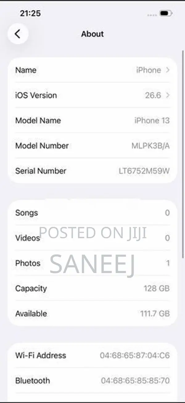 Apple iPhone 13 (Used)
