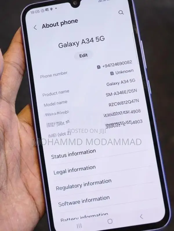 Samsung Galaxy A34 (Used)