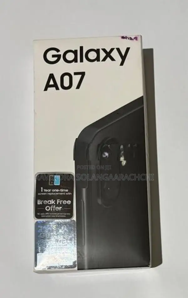 Samsung Galaxy A07 Black (Brand New)