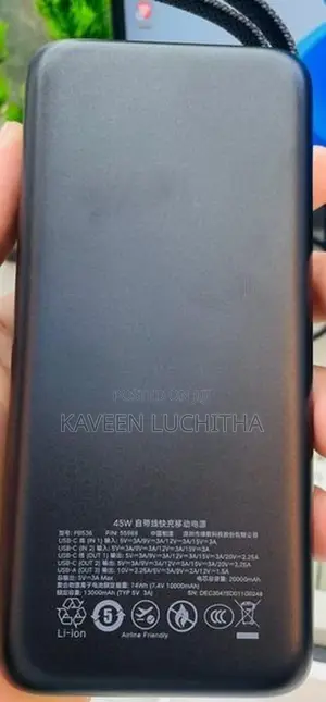 urgreen 20000mah power bank with 45w fast charging