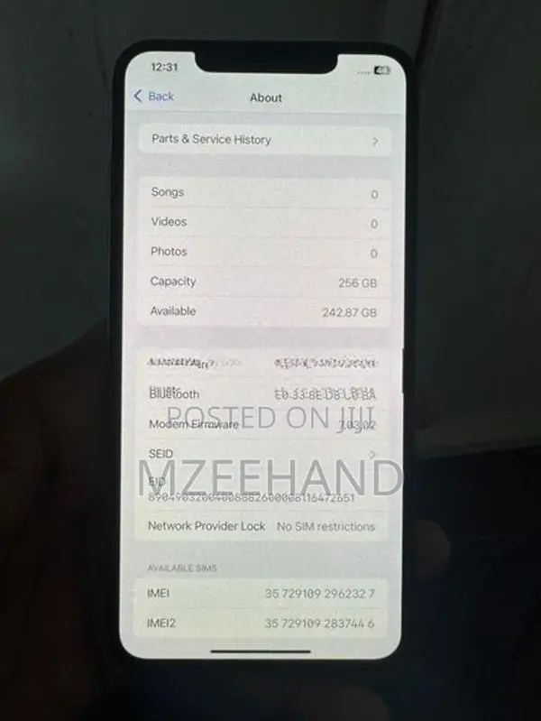 Apple iPhone XS Max 256GB (Used)