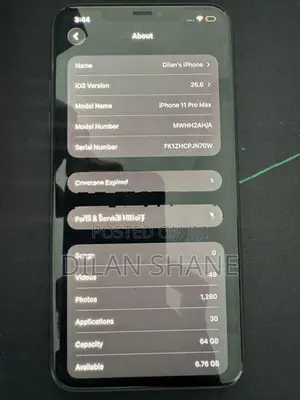 Apple iPhone 11 Pro Max (Used)